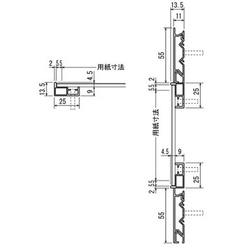 アルモード 掲示ボード 696 シルバー/ボード北欧柄 屋内用 696C-HO ベルク