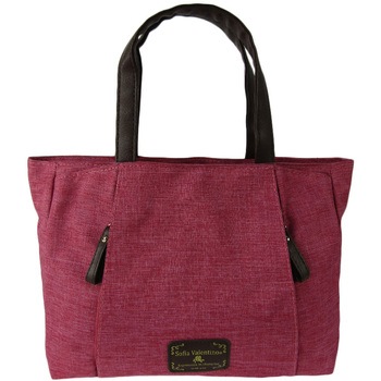 縦ファスナーポケット付横型手提げ Sofia Valentino