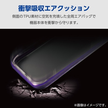 Google Pixel 8a ケース ハイブリッド 衝撃吸収 軽量 ストラップホールシート付 エレコム