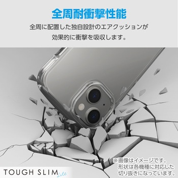 Google Pixel 8a ケース ソフト 衝撃吸収 カメラレンズ保護設計 ワイヤレス充電可 TOUGH SLIM LITE エレコム
