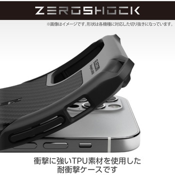 Google Pixel 8a ケース ソフト 滑りにくいグリップテクスチャー 衝撃吸収 ZEROSHOCK エレコム