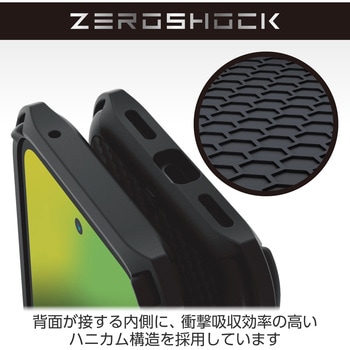 Google Pixel 8a ケース ソフト 滑りにくいグリップテクスチャー 衝撃吸収 ZEROSHOCK エレコム