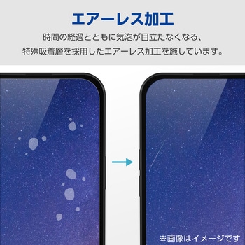 Google Pixel 8a フィルム 指紋認証対応 高透明 抗菌 指紋防止 気泡防止 エレコム