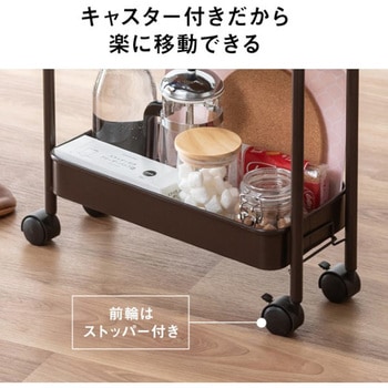 ワゴン_スリム サンワダイレクト