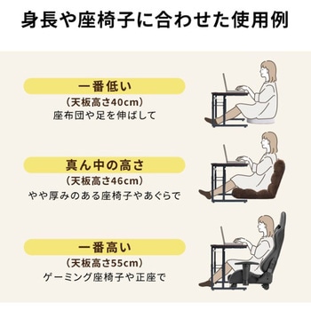 デスク_ロータイプ サンワダイレクト
