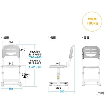 チェア_児童向け サンワダイレクト