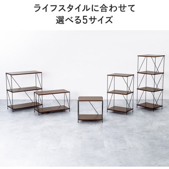 シェルフ_2段_ワイヤー サンワダイレクト