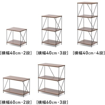 シェルフ_4段_ワイヤー サンワダイレクト