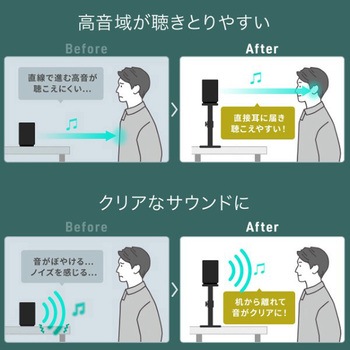 スタンド_スピーカー用_据置き サンワダイレクト