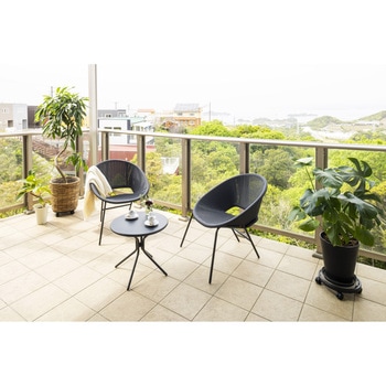 MPF-03SCG Enza テラステーブル&チェアー3点セット 1セット タカショー