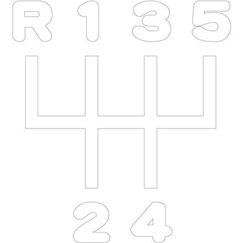 切リ文字シフトパターンステッカー R135-4 07エルフ JET INOUE(ジェットイノウエ)