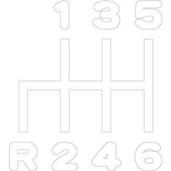 切リ文字シフトパターンステッカー 135-6 レンジャープロ JET INOUE(ジェットイノウエ)