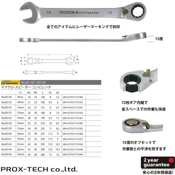 切り替え式ギアレンチ PROXXON(プロクソン)