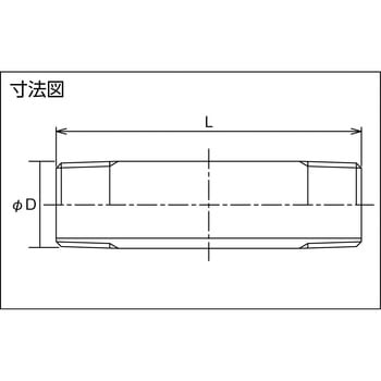 両長ニップル(ステンレス) フローバル