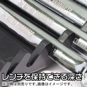 レンチラック 12本用 マグネット付 アストロプロダクツ