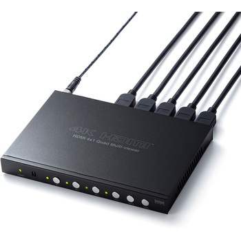 SW-UHD41MTV 4入力1出力HDMI画面分割切替器 1台 サンワサプライ