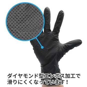 ニトリルグローブLブラック(50枚入) アストロプロダクツ