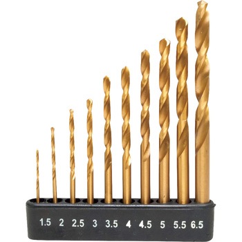 丸軸ドリルセット(10本組) アストロプロダクツ