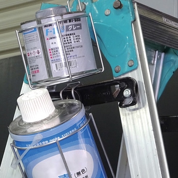 塩ビ管接着剤用ホルダー 脚掛 新潟精機(SK)