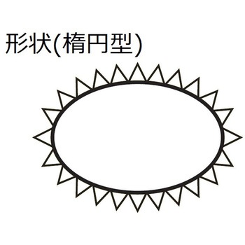 組ヤスリ 楕円 ツボサン