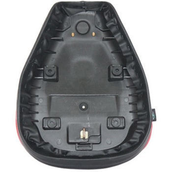 Mr Quick製 ホンダ ハンターカブ CT125 用 タックロールシート ASSY ブラック/レッド - MAD MAX(マッドマックス)