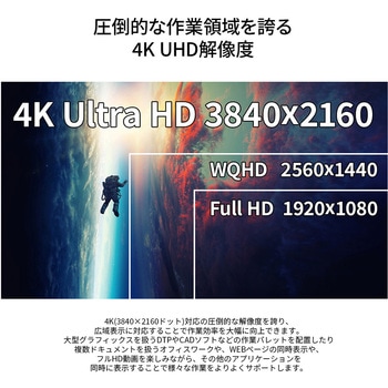 液晶ディスプレイ 75型/3840×2160/HDMI×3、USB×1/ブラック/スピーカー有/5年保証 JAPANNEXT