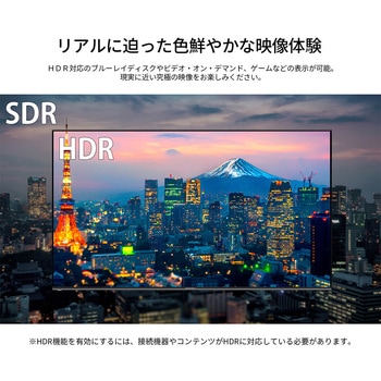 液晶ディスプレイ 75型/3840×2160/HDMI×3、USB×1/ブラック/スピーカー有/5年保証 JAPANNEXT