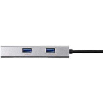 Giga対応 USB-C接続 LANアダプター ハブ付 シルバー BUFFALO(バッファロー)