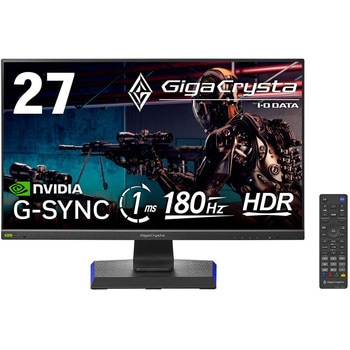 ゲーミング液晶ディスプレイ 27型/1920×1080/HDMI×2、DisplayPort×1/ブラック/スピーカー：あり/180Hz対応ゲーミングモニター!/「5年保証」「無輝点保証」 I ・O DATA(アイ・オー・データ)