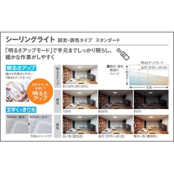 天井直付型 LEDシーリングライト リモコン調光/調色 カチットF Panasonic(パナソニック)
