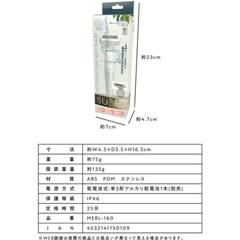 防水2ヘッドボディシェーバー スビー マクロス
