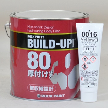 ロックパテ ビルドアップ80_標準型(硬化剤セット品) ロックペイント