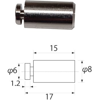 面付棚柱用ダボ HOJO