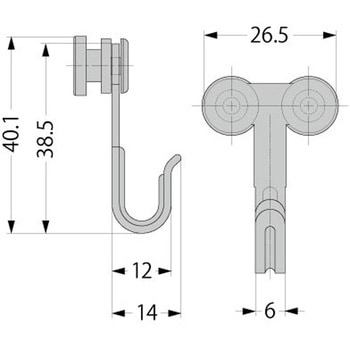 可動フック LAMP(スガツネ工業)