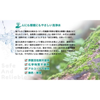 強アルカリ電解水マルチクリーナー アルカリONE CRS
