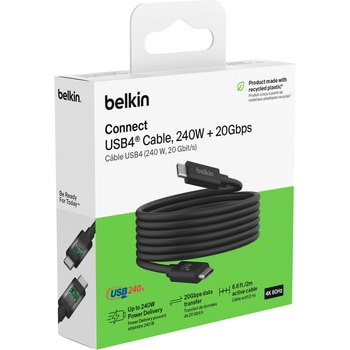 Connect USB4 ケーブル 240W 2M BELKIN(ベルキン)