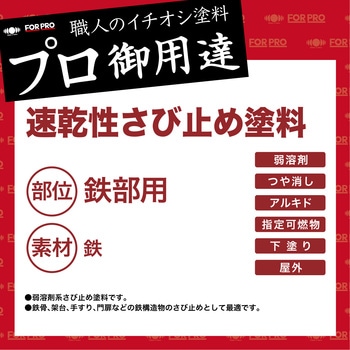 FORPRO速乾性さび止め塗料 ニッペホームプロダクツ