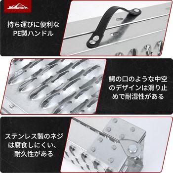 Amazon.co.jp: Ruedamann バイクスロープ 長さ122.5cm*外幅34cm アルミラダー 耐荷重1600kg バイク ラダーレール  幅広 アルミ アルミブリッジ 滑り止め爪式フック ATV 農機具 2本セット シルバー : 車＆バイク