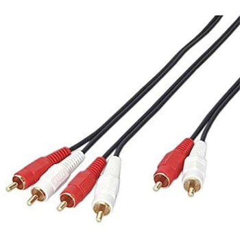 2RCA-4RCA/2ピン-4ピンRCA分配オーディオケーブル フジパーツ