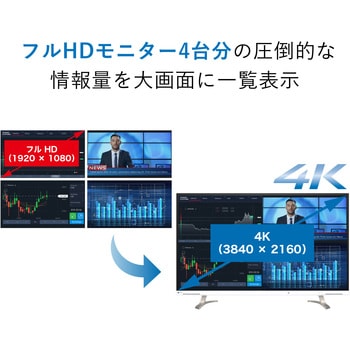 42.5型液晶モニター FlexScan EV4340X (4K/USB Type-C， HDMI， DP/5年保証) EIZO