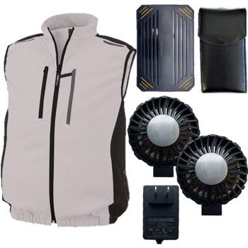 【未使用新品】sakura-elec 24Vペルチェファン フルセット 空調作業服24Vバッテリ?ペルチェファンセット さくら電子 長袖 空調