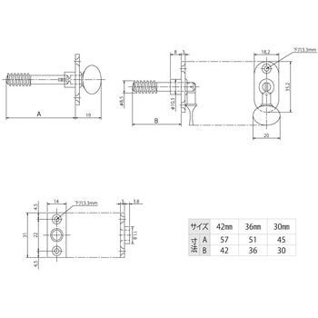 真鍮 中折締 山口安製作所