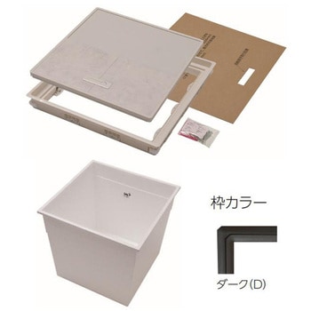 樹脂枠気密型床下収納庫 深型(12mmフローリング用)450×450 吉川化成