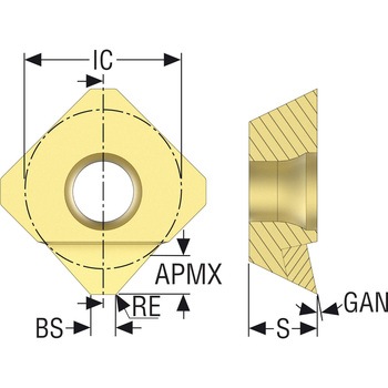 フライス PCDインサート セコ・ツールズ・ジャパン