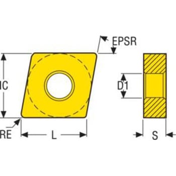 旋削 ISOネガインサート CNGG12 890 セコ・ツールズ・ジャパン