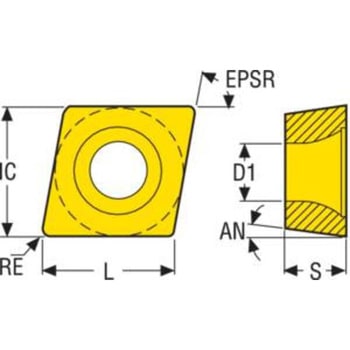 旋削 ISOポジインサート CCMT1204 セコ・ツールズ・ジャパン
