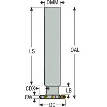 フライス サイドカッタ335．18/25 カッター 丸コマ - セコ・ツールズ・ジャパン