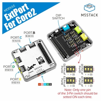M5Stack Core2用ポート拡張モジュール M5Stack