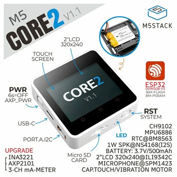 M5Stack Core2 v1.1 M5Stack