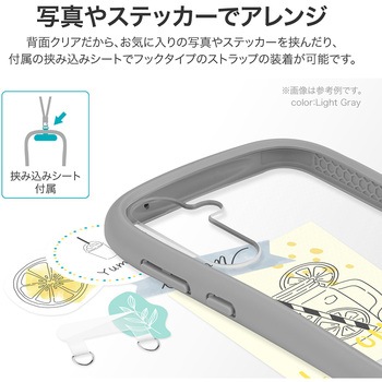 Galaxy A55 5G 耐衝撃ハイブリッドケース 「ViAMO fly」 軽量 ストラップホール付  TPU LEPLUS NEXT